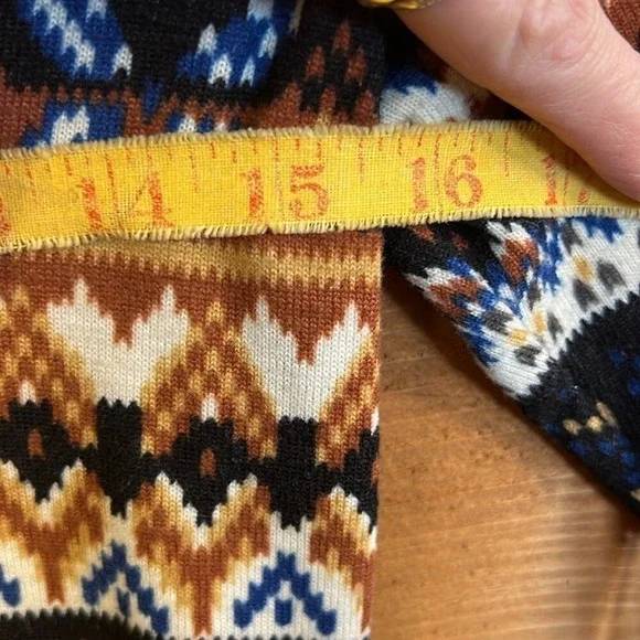 Forever 21 Geometric Print Bow‎ Back Mini Dress S/P Bodycon Boho Retro Tribal - Picture 6 of 9